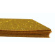 Foamiran cu sclipici, autoadeziv, 20 * 30cm, auriu 10foi+1 cadou CH-4 (120)
