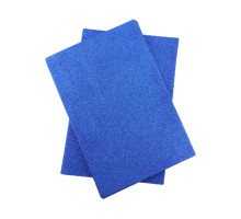 Foamiran cu sclipici, autoadeziv, 20 * 30cm, albastru 10foi CH-4 (120)