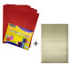 Foamiran cu sclipici, 20 * 30cm, rosu 10foi+1 cadou CH-3 (120)