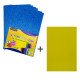 Foamiran cu sclipici, 20 * 30cm,albastru10foi CH-3 (120)