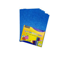 Фоамиран с глиттером, 20*30см, синий 10л. CH-3 (120)