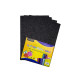 Фоамиран с глиттером, 20*30см, черный 10л. CH-3 (120)