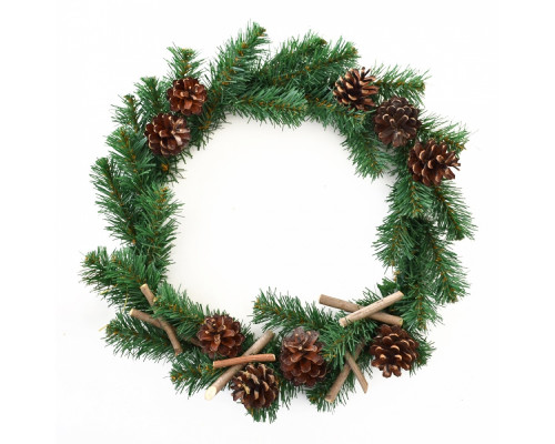 Coronita cu decor "Noaptea de Craciun" d-40cm, Novogod'ko 904493 (7)