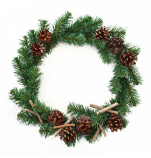 Coronita cu decor "Noaptea de Craciun" d-40cm, Novogod'ko 904493 (7)