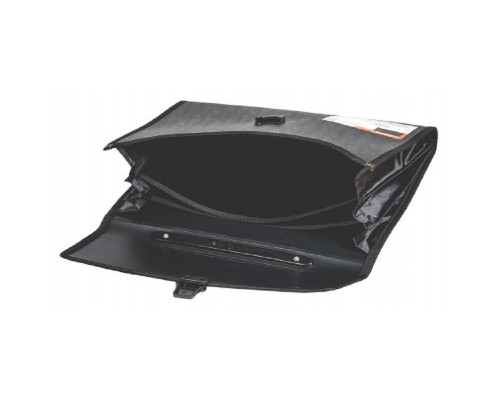 Servieta din plastic A4 3sectii negru, 850mk NORMA 5053 (10)