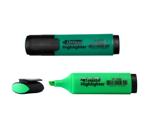 Marker text 1-5mm, verde, 4-109 4OFFICE (10/240) Marker text 1-5mm, verde, 4-109 4OFFICE (10/240)