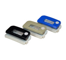 Perforator metal 8cm 12file cu rigla, fixator, asorti 4OFFICE 4-302 (12/60)