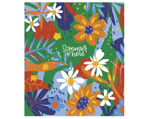 Caiet 80 file linie Genius, "Summer is here" 080-3225L (5/50)