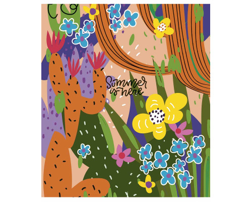 Caiet 80 file linie Genius, "Summer is here" 080-3225L (5/50)