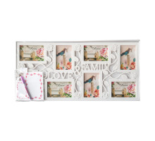 Set cadou: colaj foto"Family si Love" 8foto +marker bicolor +felicitare