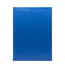 Папка "на подпись" A4 с орнаметом синяя S12-35
