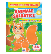 Formeaza imaginea. Animale salbatice. 66 autocolante N*7320