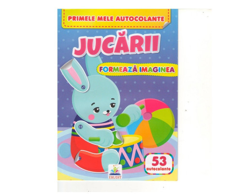 Formeaza imaginea. Jucarii. 53 autocolante N*7344