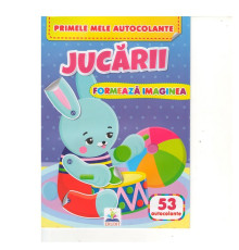 Formeaza imaginea. Jucarii. 53 autocolante N*7344