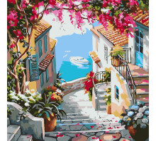 Set pictură pe numere 40*50 "Scara spre mare" 3590