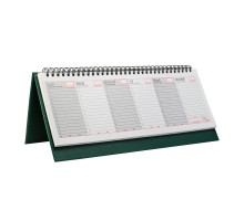 Planificator bumvenil nedatata verde 30*14