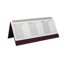 Planificator nedatat bordo 30*14