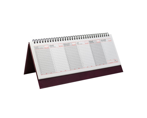 Planificator nedatat bordo 30*14
