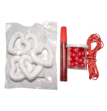 52320 Set pentru creatie copii "Ghirlanda din inimioare"
