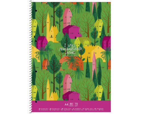 Caiet A4 80 file, matematica, pe spira cu microperforare, Student A4-080-6709K (4/48)