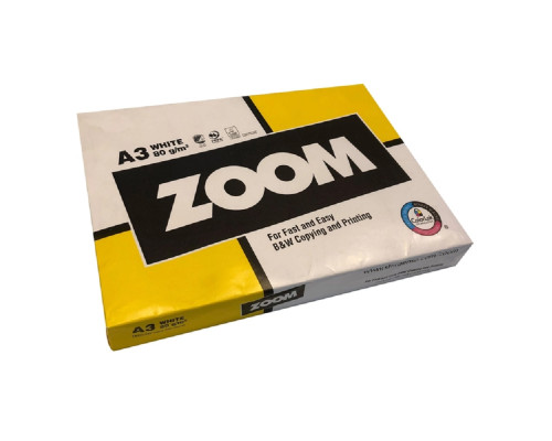 Бумага A3 ZOOM 80г/м2 500л cl. C+ (5) Бумага A3 ZOOM 80г/м2 500л cl. C+ (5)