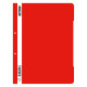 Папка скорошиватель с перфор. А4 красная, (50/1000)