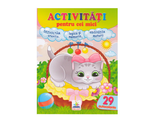 Activitati pentru cei mici "Pisica" +29autocolante N*7511