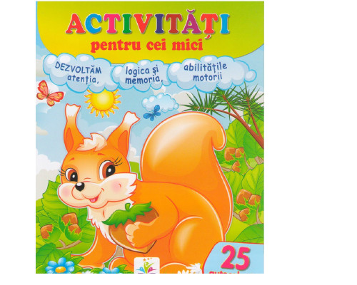 Activitati pentru cei mici "Veverita" +25autocolante N*7498 Activitati pentru cei mici "Veverita" +25autocolante N*7498