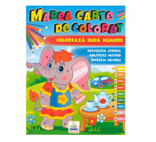 Marea carte de colorat "Coloreaza dupa numere" N*7771