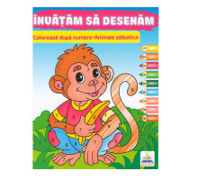 Coloreaza dupa numere "Animale salbatice" N*7757