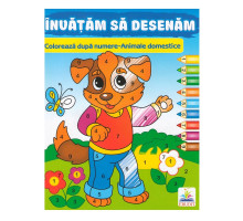 Coloreaza dupa numere "Animale domestice" N*7740
