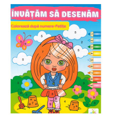 Coloreaza dupa numere "Fetite" N*7733