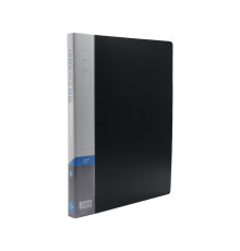 Папка A4 с длинным зажимом и внутренным карманом, черная 5305 (24/144)