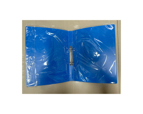 Mapa plastic cu 2 inele A4, albastru, negru 2502 (120) Mapa plastic cu 2 inele A4, albastru, negru 2502 (120)