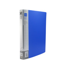 Mapa plastic cu 4 inele A4, albastra, 2504 (120)