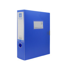 Mapa-box cu lipici, plastic, 7,5 cm., A4 albastru 7075 (100)