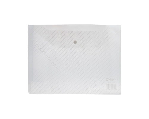 Mapa plic cu buton, plastic A4 transparenta 120mk 9002-14c (10/1200)