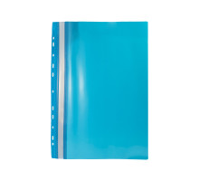 80371 Папка скорошиватель A4, пластик 120mkx180mk, синяя, 12x18 (12/1200)