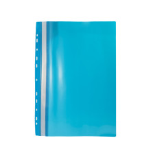 80371 Папка скорошиватель A4, пластик 120mkx180mk, синяя, 12x18 (12/1200)