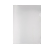 Mapa unghi A4, plastic 100mk transparenta E310-10c (100)