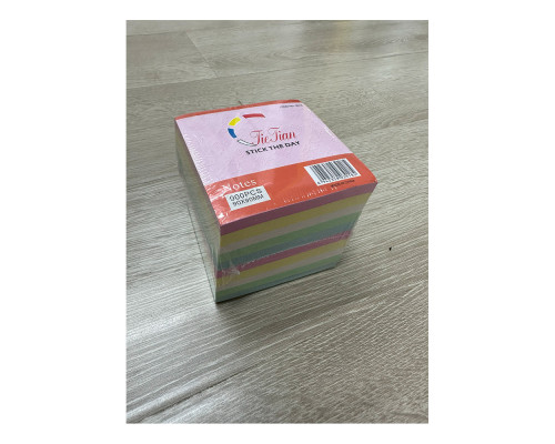 Бумага для заметок цветная 90x90мм 1000л. 3907 (48)