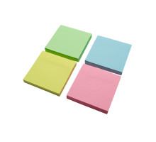 Hartie pt notite cu lipici 76x76mm,100foi, 4 culori asorti No. 301(12/480)