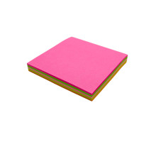 Hartie pt notite cu lipici 76x76mm NEON asorti 100foi E304 (12/480)