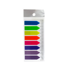 63214 Indecsi colorati din plastic, culori fluorescente, "sageti" 12x44mm 8x20foi (24/1200)