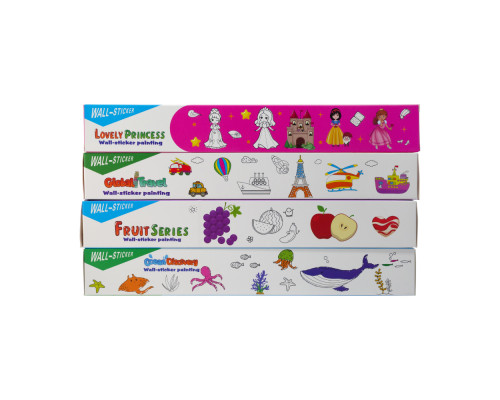 Rulou cu desene pentru colorat, autoadeziv, 300x30cm asorti (180)