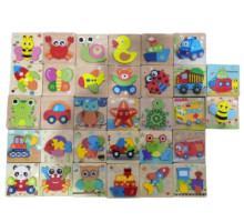 Joc - puzzle din lemn, 148*148mm asorti (200)