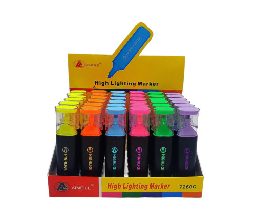 Set marker text, 6culori 36buc. 7260C (36)