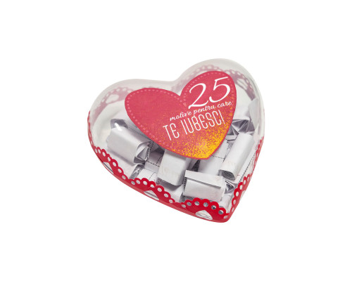 Set pentru creatie "25 motive pentru care te iubesc!" Set pentru creatie "25 motive pentru care te iubesc!"