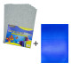 Foamiran cu sclipici, autoadeziv, 20*30cm, argintiu 10foi+1 cadou CH-4 (120)
