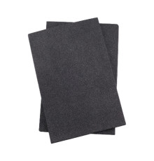 Foamiran cu sclipici, autoadeziv, 20 * 30cm, negru 10foi CHG-14 (120)